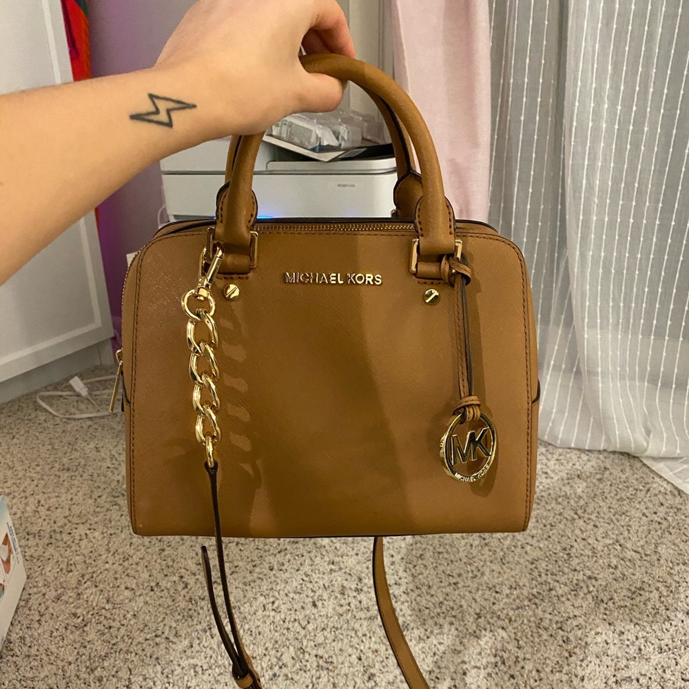Brown Micheal Kors Purse
